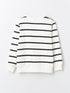 LC Waikiki Crew Neck Striped Long Sleeve Boy T-shirt